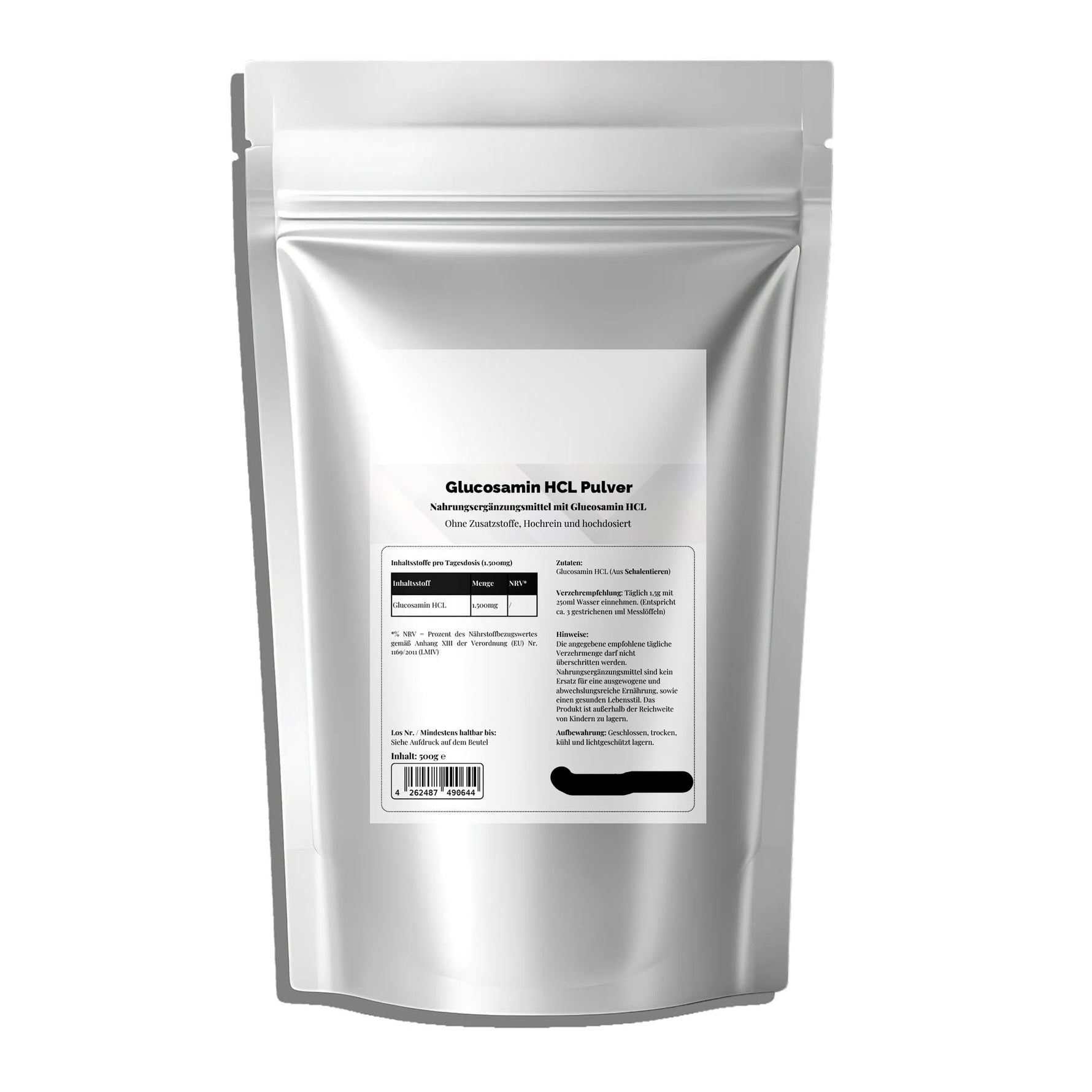 Glucosamin Pulver - 500g Doypack